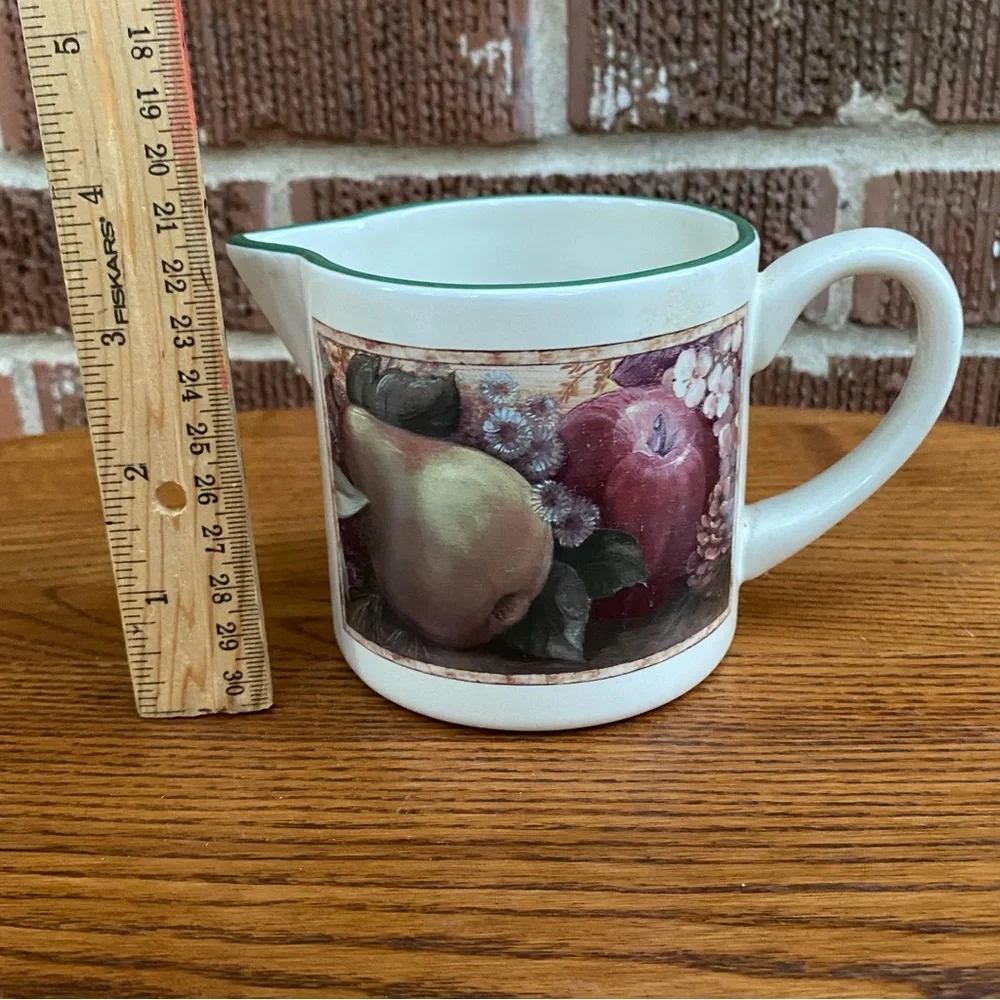 Certified International Windsor pear and apple replacement ceramic creamer